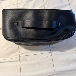 Black cosmetics bag